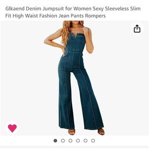 Brand new denim jumpsuit small